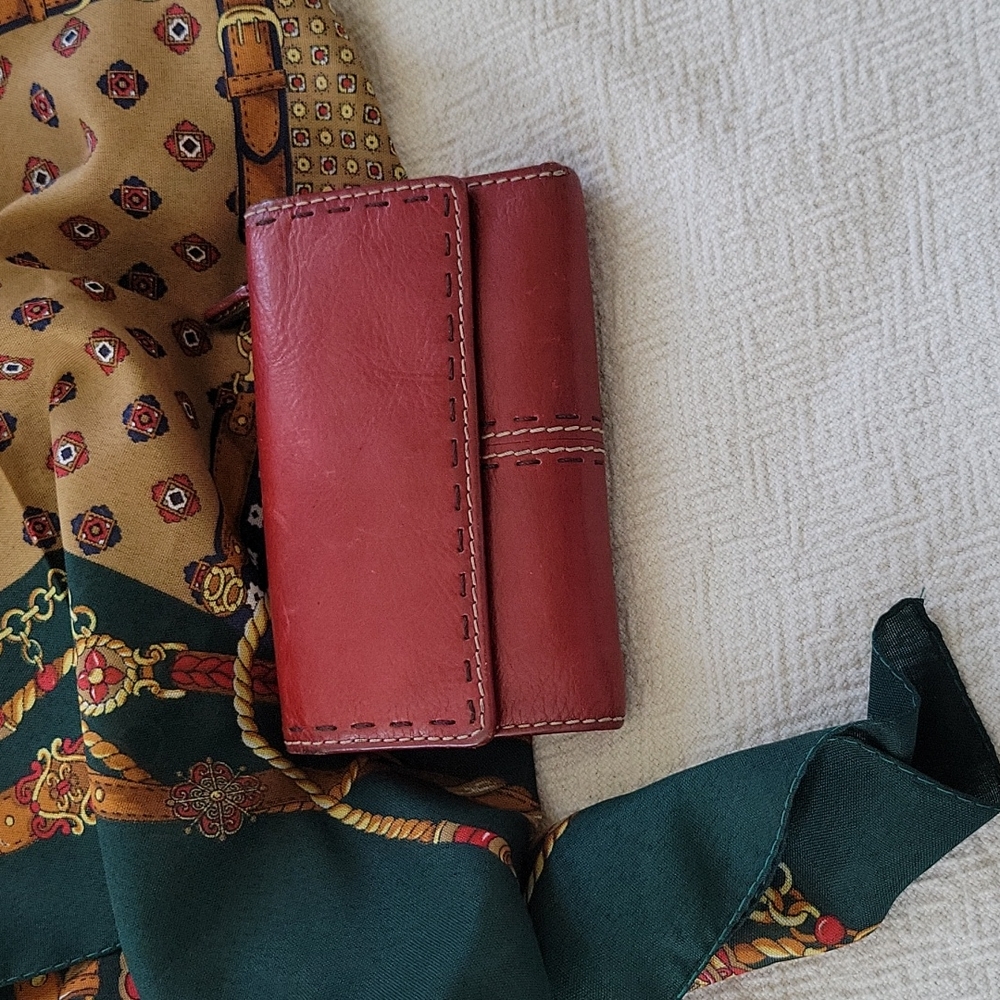 Fossil red wallet
